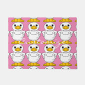 Kleine Weiße Ente Stehend Thunder_Cove Fußmatte (Vorderseite)