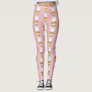 Kleine weiße Enten Stehend Thunder_Cove Leggings