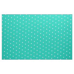 Kleine weiße Polka-Punkte auf dem Inselmeer Stoff