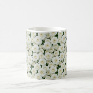 Kleine Weiße Rosen Kaffeetasse