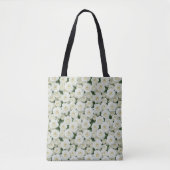 Kleine Weiße Rosen Tasche (Vorderseite)
