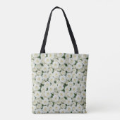 Kleine Weiße Rosen Tasche (Rückseite)