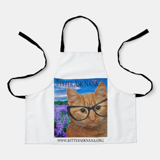 Kleine weiße Schürze besser gefragt Nana (Vorderseite)