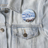 Kleine Welle und farbenfrohe Steine Button (Beispiel)