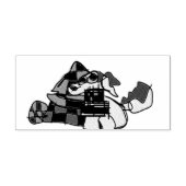 Kleine Welpe für den Winter Gummistempel (Prägung)