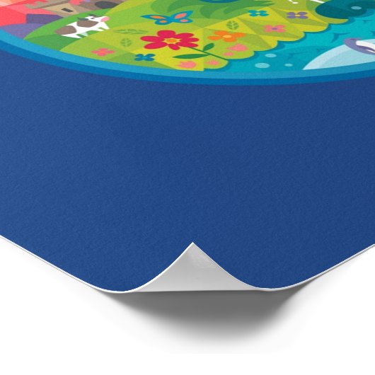 Kleine Welt Poster (Ecke)