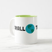 Kleine Welt, winzige Tasse (Vorderseite Links)