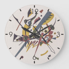 Kleine Welten I - Kandinsky Große Wanduhr