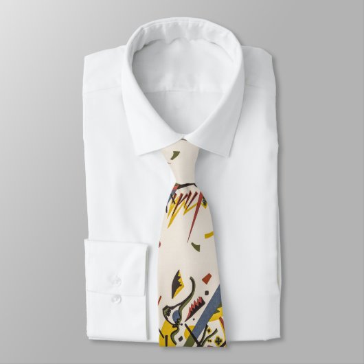 Kleine Welten I - Wassily Kandinsky Neck Tie Krawatte (Gebunden)