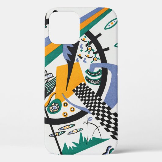 Kleine Welten IV, Abstrakt, Wassily Kandinsky Case-Mate iPhone Hülle (Rückseite)