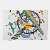 Kleine Welten IV, Abstrakt, Wassily Kandinsky Geschirrtuch (Horizontal)