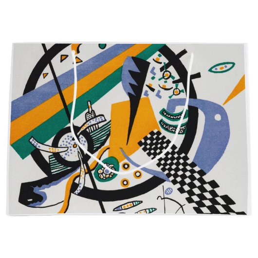 Kleine Welten IV, Abstrakt, Wassily Kandinsky Große Geschenktüte (Vorderseite)
