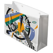 Kleine Welten IV, Abstrakt, Wassily Kandinsky Große Geschenktüte (Vorderseite Schrägansicht)