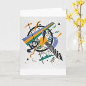 Kleine Welten IV, Abstrakt, Wassily Kandinsky Karte (Gelbe Blume)
