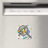 Kleine Welten IV, Abstrakt, Wassily Kandinsky Magnet (In Situ (Geschirrspüler))