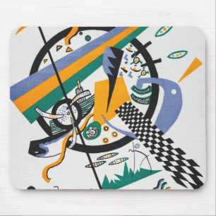 Kleine Welten IV, Abstrakt, Wassily Kandinsky Mousepad