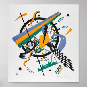 Kleine Welten IV, Abstrakt, Wassily Kandinsky Poster