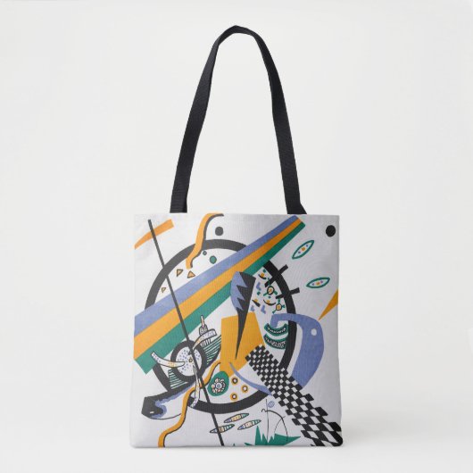 Kleine Welten IV, Abstrakt, Wassily Kandinsky Tasche (Vorderseite)