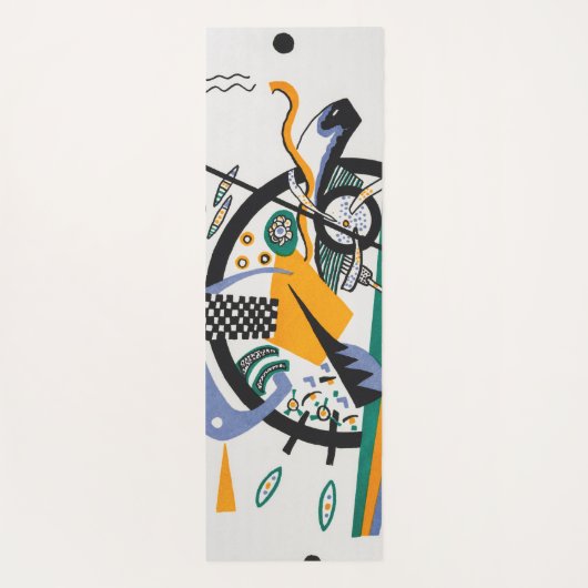 Kleine Welten IV, Abstrakt, Wassily Kandinsky Yogamatte (Rückseite)