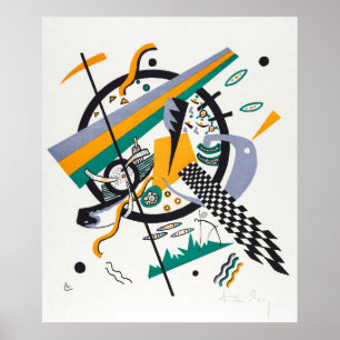 Kleine Welten IV von W. Kandinsky Poster