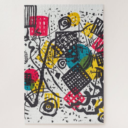 Kleine Welten V (Small Worlds V) Wassily Kandinsky Puzzle (Vertikal)