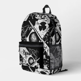 Kleine Welten VI - Kandinsky Bedruckter Rucksack