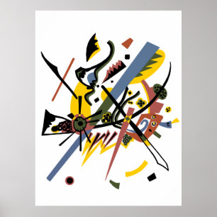 Kleine Welten, Wassily Kandinsky in digitalen Farb Poster