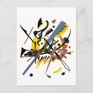 Kleine Welten, Wassily Kandinsky in digitalen Farb Postkarte