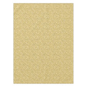 Kleine Wiese Ditsy Blumenmuster - Senfcreme Tischdecke (Vorderseite)