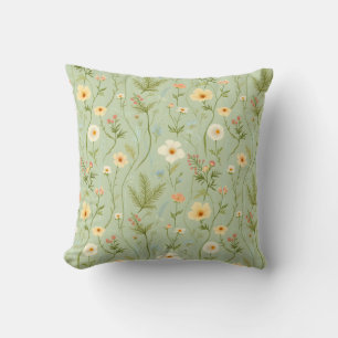 Kleine Wiesenblumen Kissen
