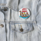Kleine Wikinger im Schiff Button (Beispiel)