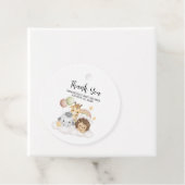 Kleine Wild-One-Niedliche Babydusche rund Geschenkanhänger (Beispiel)