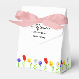 Kleine Wildblume 1. Geburtstag Geschenkschachtel