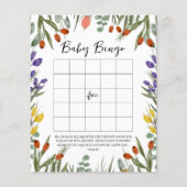 Kleine Wildblume auf dem Weg Herbst Baby Bingo (Vorderseite)