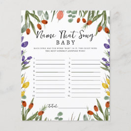 Kleine Wildblume auf dem Weg Herbstname, der Song