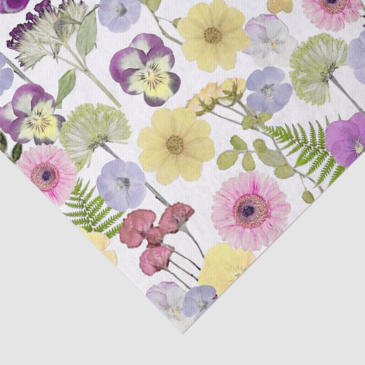 Kleine Wildblume Baby Dusche Thema Papier (Ausschnitt)