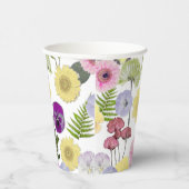 Kleine Wildblume Baby Dusche Thema Papiertücher Pappbecher (Rechts)