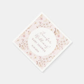 Kleine Wildblume Baby Duschpapierservietten Serviette (Ecke)