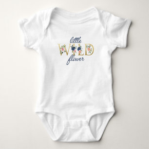 Kleine Wildblume Baby Strampler