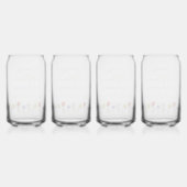 Kleine Wildblume Babydusche Dosenglas (Hinten)