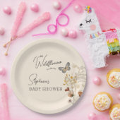 Kleine Wildblume Babydusche Pappteller (Party)