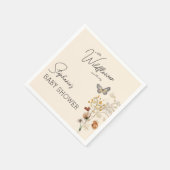 Kleine Wildblume Babydusche Serviette (Ecke)