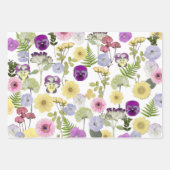 Kleine Wildblume Babydusche Umhüllungspapier Geschenkpapier Set (Vorderseite 2)