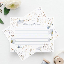 Kleine Wildblume Babyduschkarte