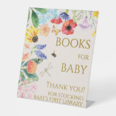 Kleine Wildblume Bee Baby Duschbücher Geschenke Sc Sockelschild (Vorderseite)