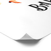 Kleine Wildblume Big Bouquet Begrüßungszeichen Poster (Ecke)