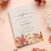 Kleine Wildblume Blume Kinderdusche Einladung