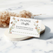 Kleine Wildblume Blumenriss Begleitkarte