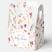 Kleine Wildblume Blumenrosa Kinderdusche Geschenkschachtel (Geöffnet)