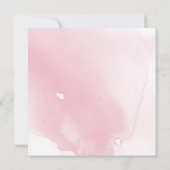 Kleine Wildblume Delikatflorale Erstgeburt Einladung (Rückseite)